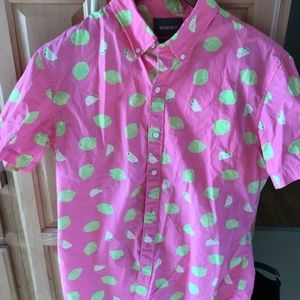 Lemon motif pink and yellow shirt